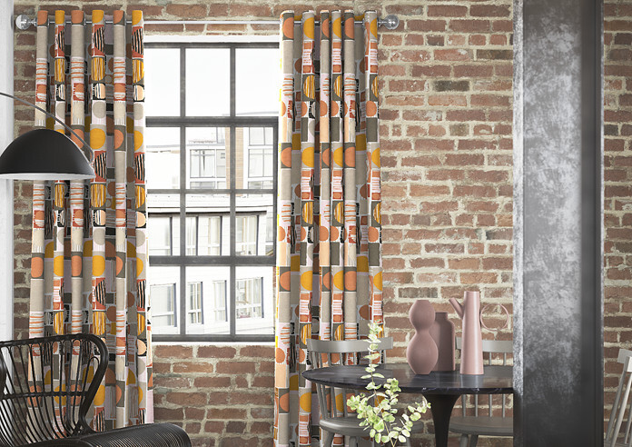 Carrie, Nougat - Made to Measure Curtains - Image 3